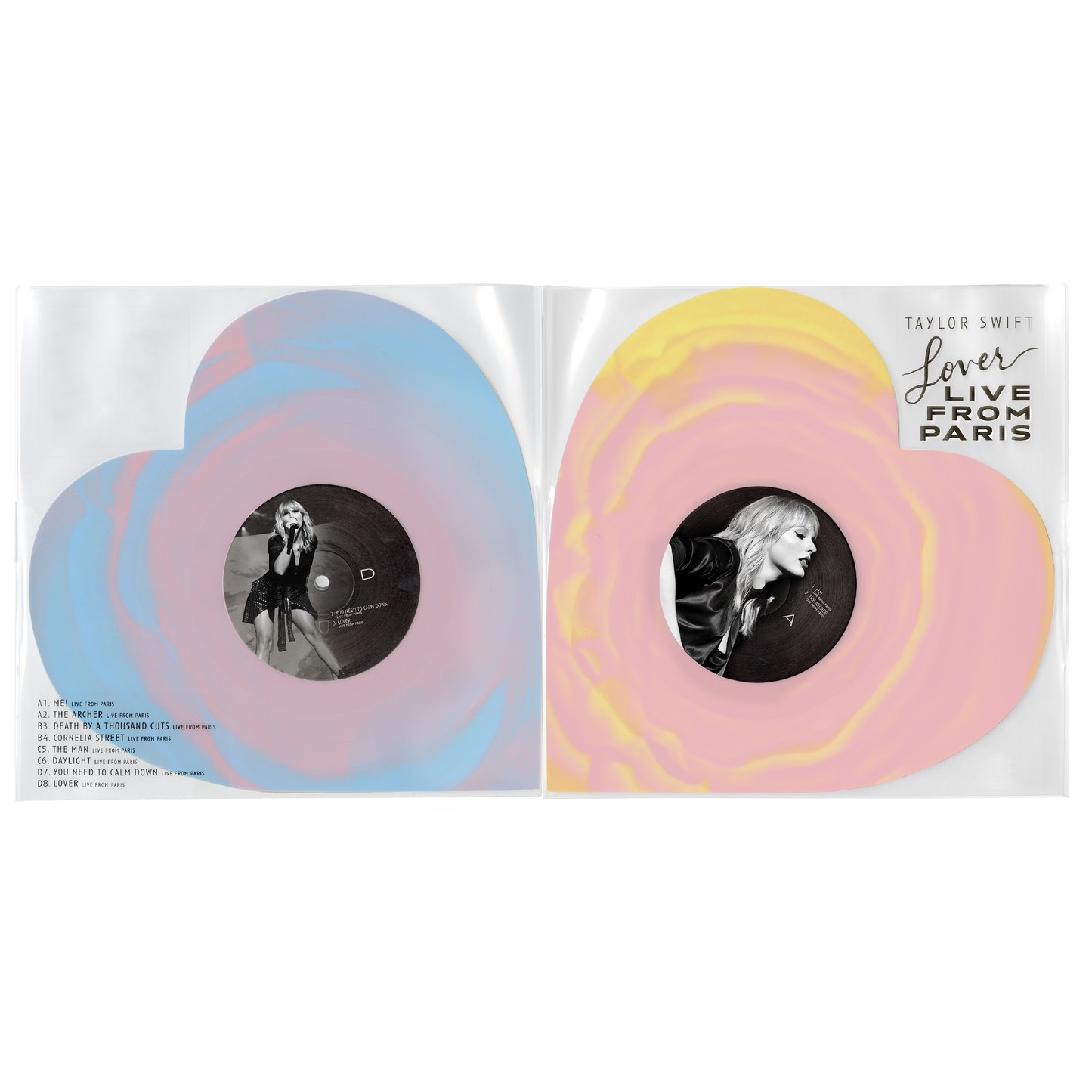 Lover (Live From Paris) Heart Shaped Vinyl